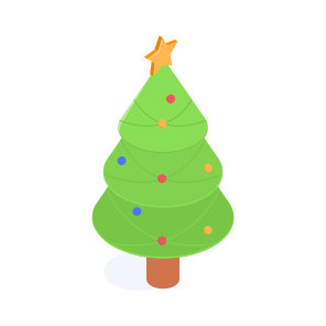 Christmas, Tree, New Year, Celebration, Decoration icon