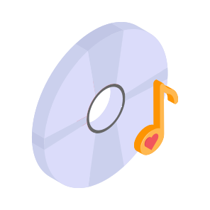 Compact Disc, Cd, Dvd, Music icon