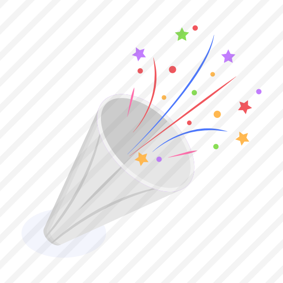 Confetti, Party, Popper, Celebration, New Year preview