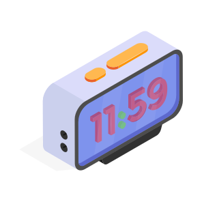 Countdown, Clock, Digital, New Year, Party icon