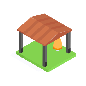 Gazebo, Structure, Architecture, New Year, Party icon