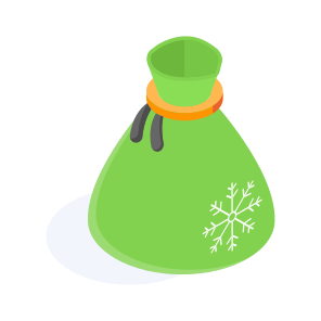 Gift, Bag, Present, Surprise, New Year icon