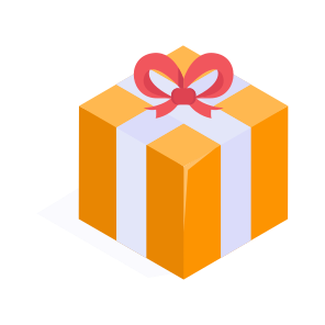 Giftbox, Hamper, Present, Surprise, New Year icon