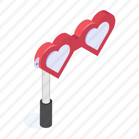 Heart, Glasses, Party, Mask, Carnival preview