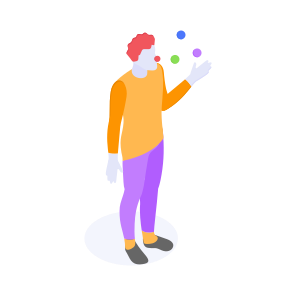Juggling, Performer, Joker, Jester, Party icon