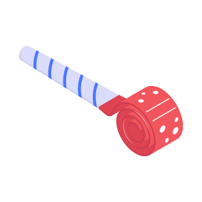 Party, Blower, Noisemaker, Horn, Hooter icon