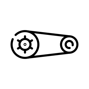 Car, Belt, Timing, Chain, Gear, Teeth, Sprocket icon