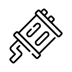 Car, Silencer, Exhaust, Muffler, Automotive, Parts, Transportation icon