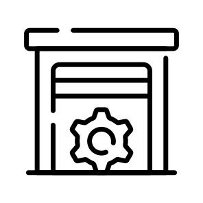 Garage, Car, Maintenance, Workshop, Settings, Mechanic, Building icon