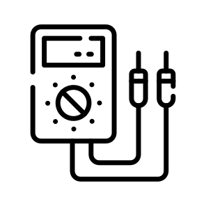 Multimeter, Tester, Automotive, Electrical, Voltage, Ohm, Meter icon