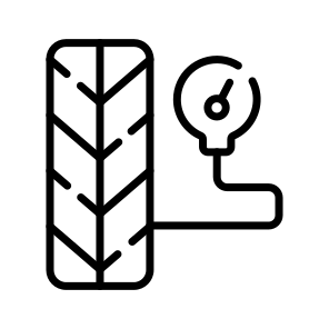 Tire, Tyre, Pressure, Gauge, Automotive, Maintenance, Repair icon