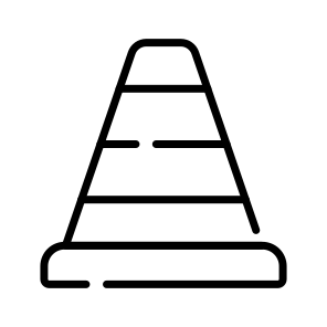 Traffic, Cone, Construction, Caution, Road, Safety, Warning icon