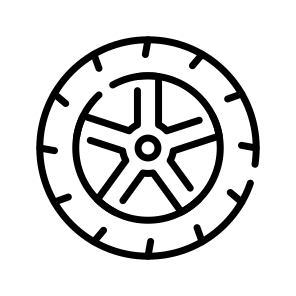 Tyre, Tire, Wheel, Vehicle, Automotive, Transportation, Car icon