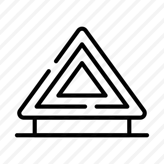 Warning, Triangle, Emergency, Roadside, Automotive, Car, Breakdown preview