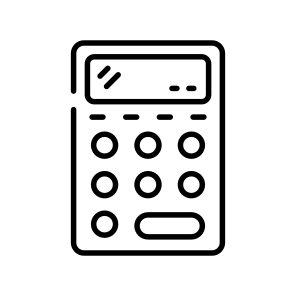 Calculator, Adder, Estimator, Mathematics, Device icon
