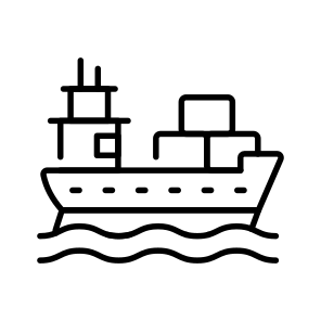 Cargo, Ship, Shipping, Worldwide, International icon