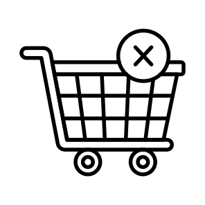 Empty, Cart, Trolley, Remove, Delete icon
