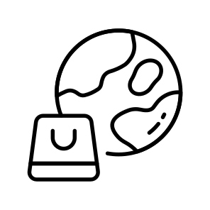Global, International, Shopping, Online, Shop, icon