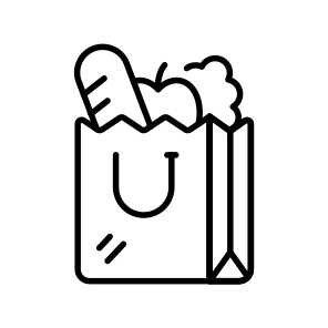 Grocery, Shopping, Bag, Carryall, Tote, icon