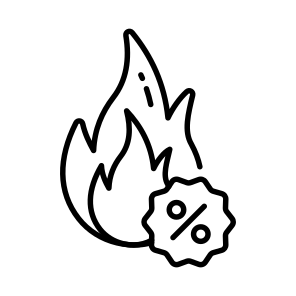 Hot, Sale, Offer, Discount, Promotion, Special icon