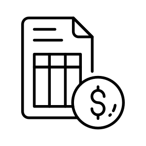Invoice, Bill, Receipt, Record, Statement icon