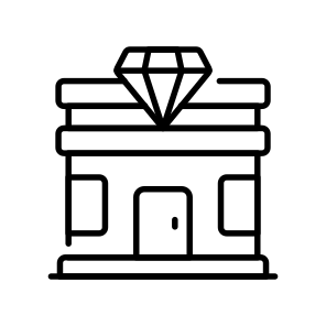 Jewellery, Shop, Store, Diamond, Gemstone icon