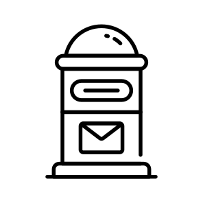 Letterbox, Mailbox, Postbox, Postal, Post icon