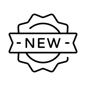 New, Arrival, Product, Badge, Marketing icon