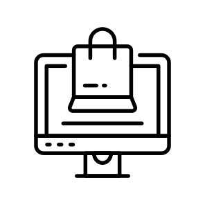 Online, Shopping, Ecommerce, Virtual, Digital icon