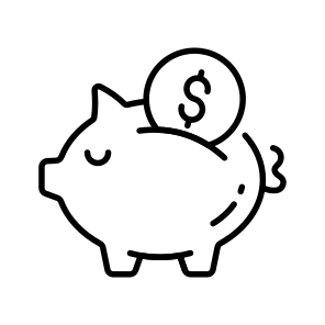 Piggy, Bank, Budgeting, Savings, Banking icon