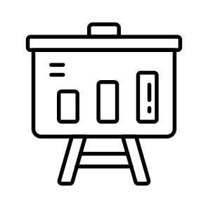 Presentation, Board, Business, Report, Analysis icon