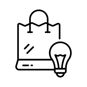 Shopping, Idea, Creative, Online, Marketing icon