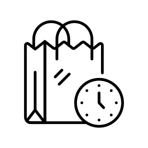 Shopping, Time, Management, Purchase, Ecommerce icon