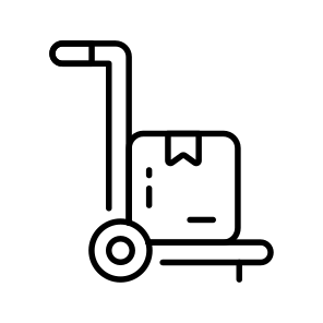 Shopping, Trolley, Handtruck, Cart, Logistics icon