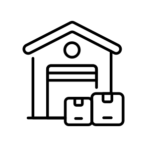 Warehouse, Building, Logistics, Delivery, Storage icon