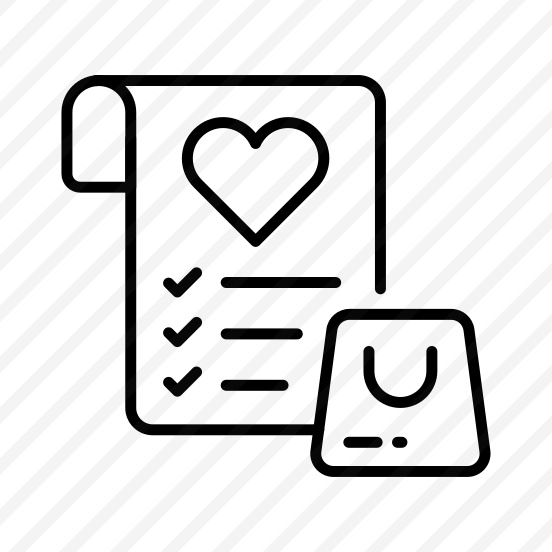 Wishlist, Checklist, Save, Favorite, Online preview