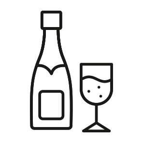 Bottles, Drink, Beverage, Festive, Celebration icon