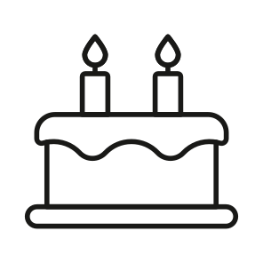 Cake, Muffin, Sweet, Dessert, Bakery icon