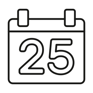 Calendar, Christmas, Holiday, Celebration, Almanac icon