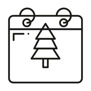 Calendar, Event, Schedule, Christmas, Almanac icon