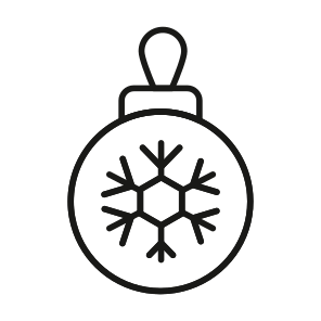 Christmas, Ball, Ornament, Decoration, Bauble icon