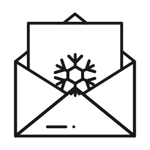 Christmas, Letter, Holiday, Card, Festive icon