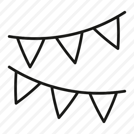 Garlands, Decoration, Pennants, Buntings, Streamer preview