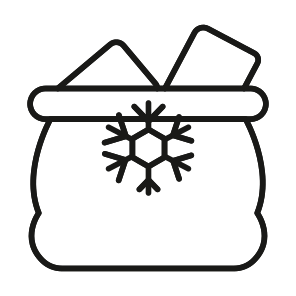 Gifts, Bag, Christmas, Santa, Surprise icon