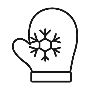 Mitten, Winiter, Glove, Christmas, Gauntlets icon