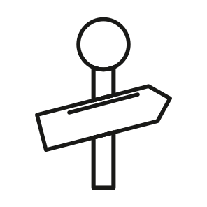 Signpost, Guidepost, Direction, Information, Board icon