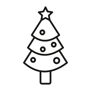 Tree, Christmas, Spruce, Coniferous, Cedar icon