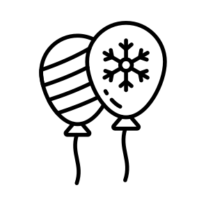 Balloons, Decoration, Celebration, Helium, Party, icon