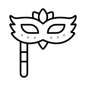 Carnival, Mask, Masquerade, Costume, Festival, icon