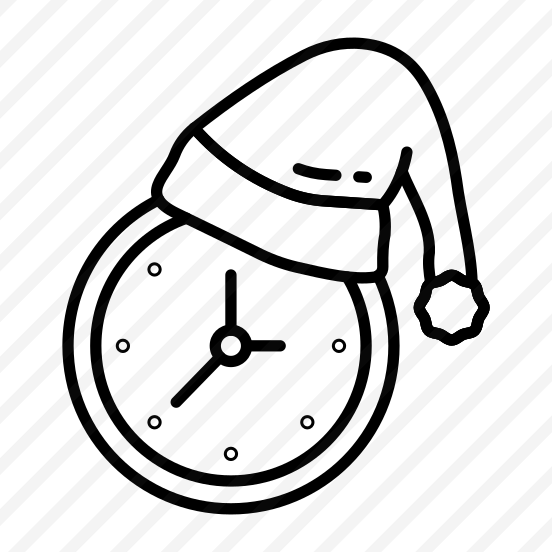 Christmas, Clock, Timer, Winter, Holidays, preview